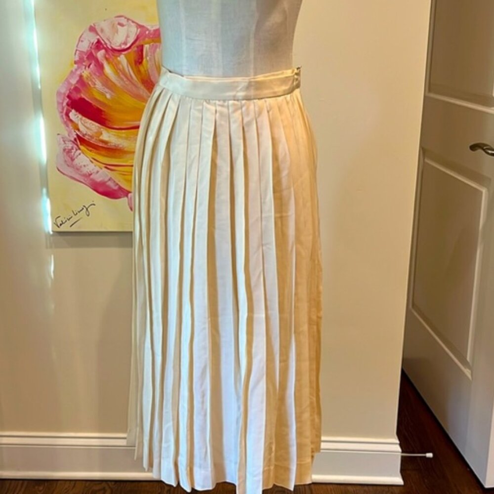 Silk Ivory Skirt